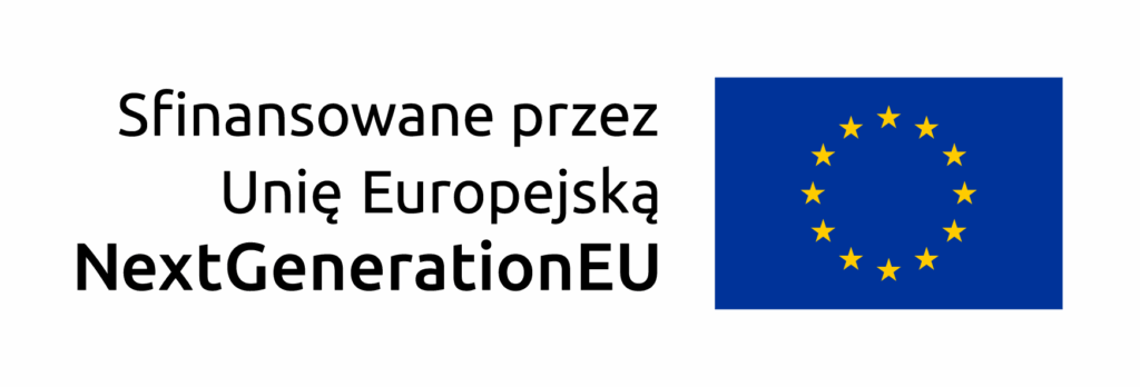 Znak Sfinansowane przez Unię Europejską NextGenerationEU